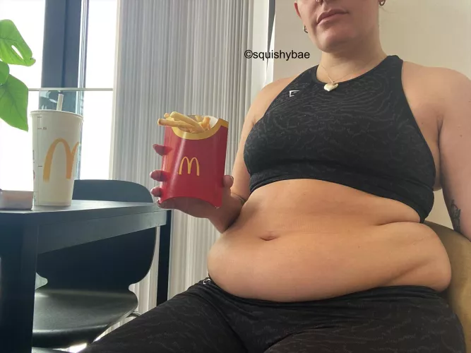 My kinda workout 🍟