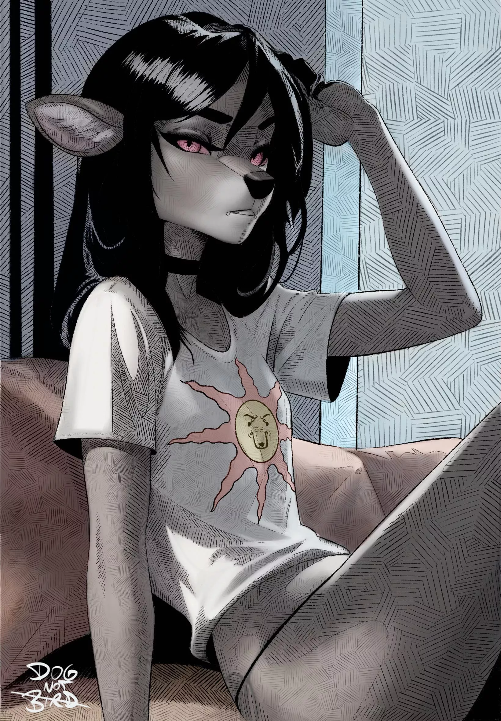 Praise the Sun! - [my OC] [DogNotBird]