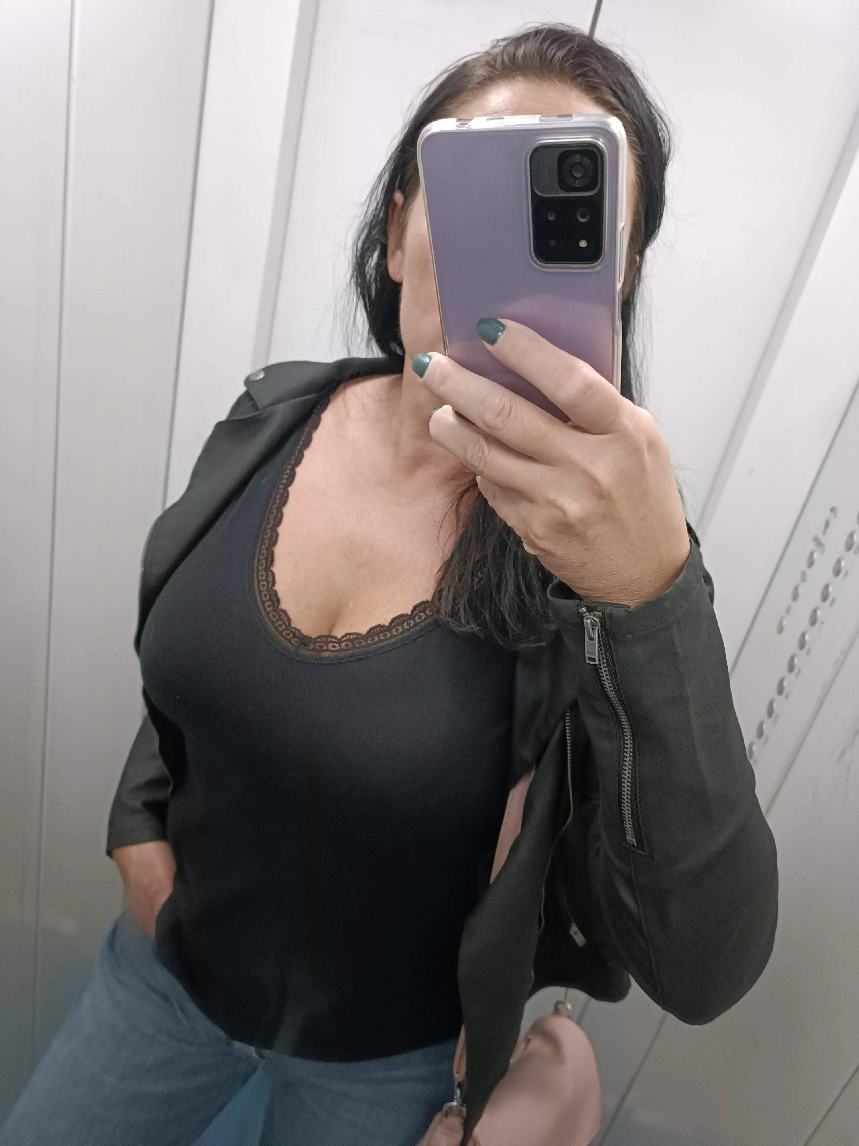 selfie in the elevator