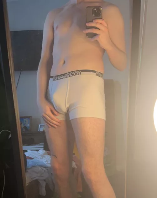Something about white underwear 😏