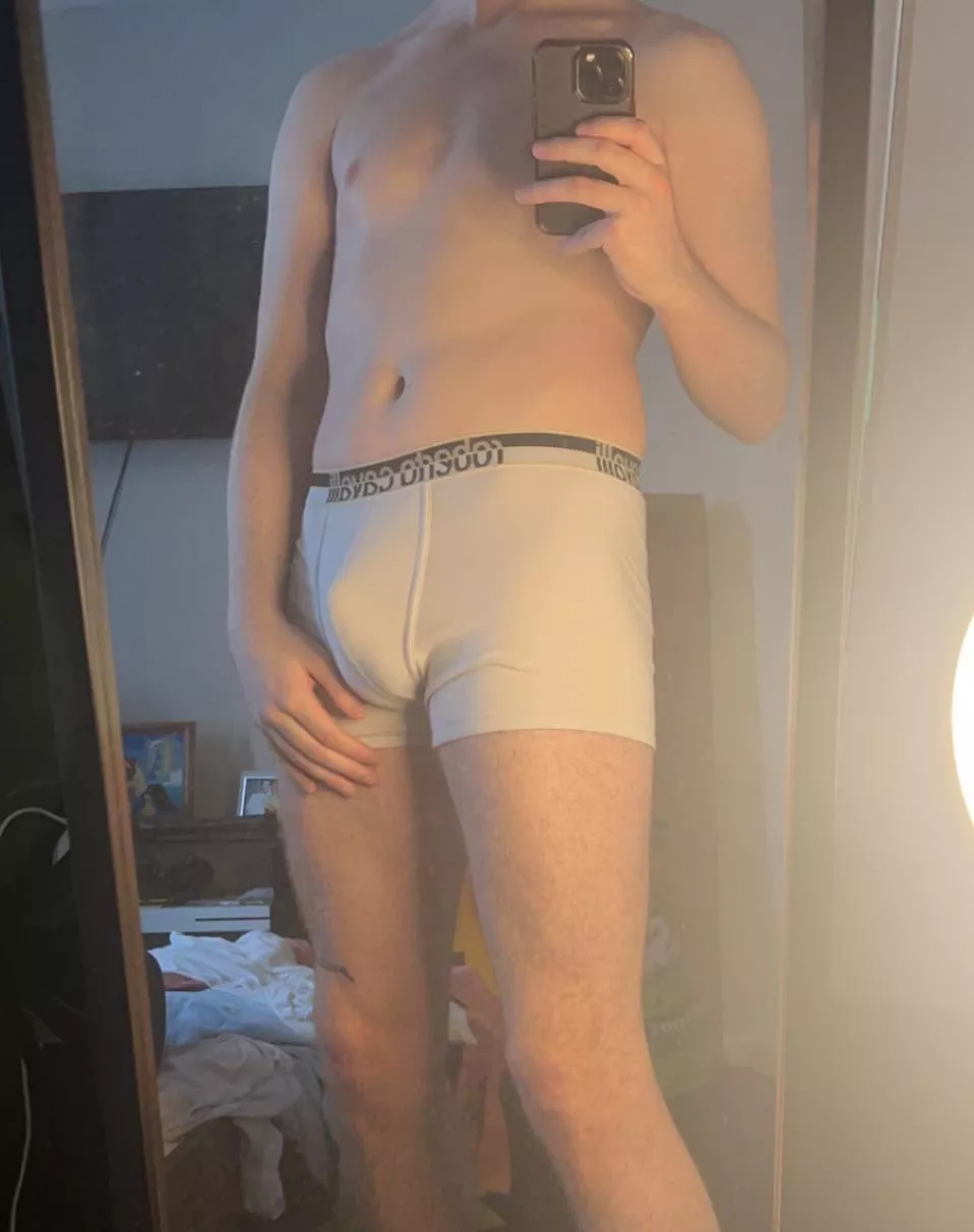 Something about white underwear 😏