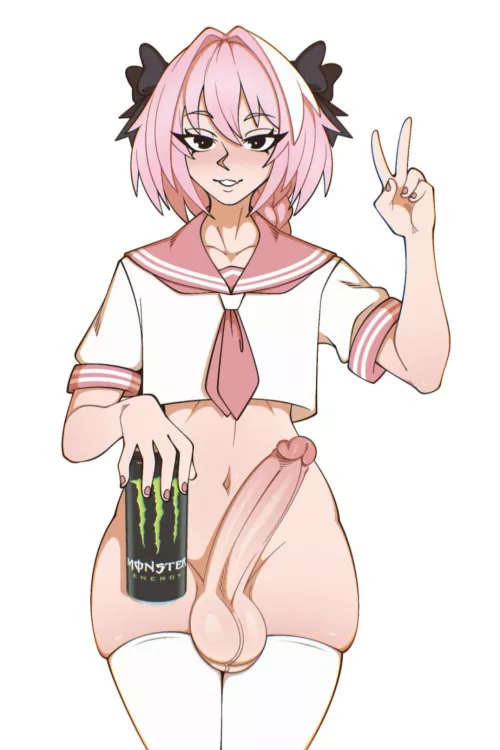 Thirsty? Astolfo got a monster right here