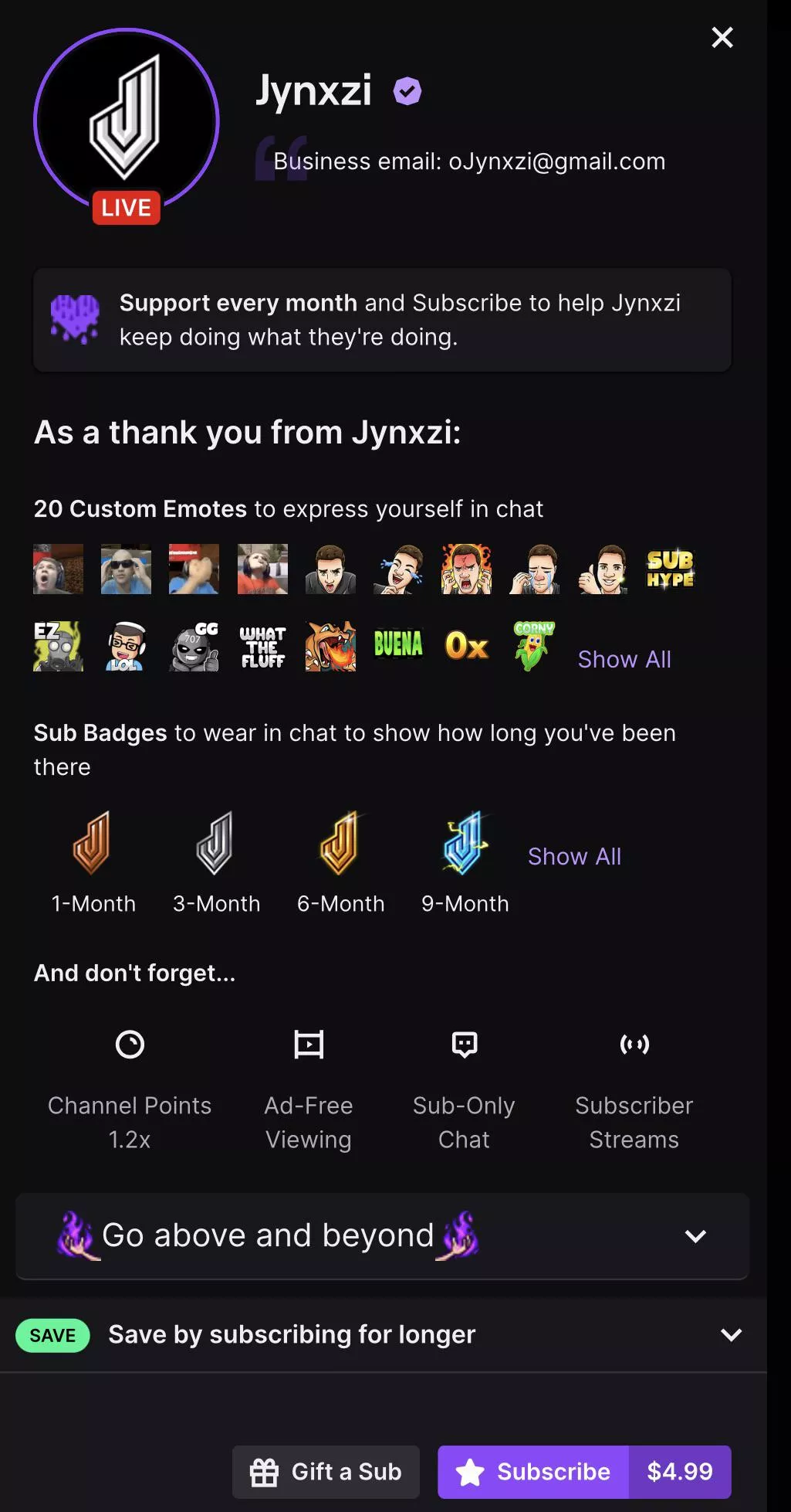 twitch prime sub
