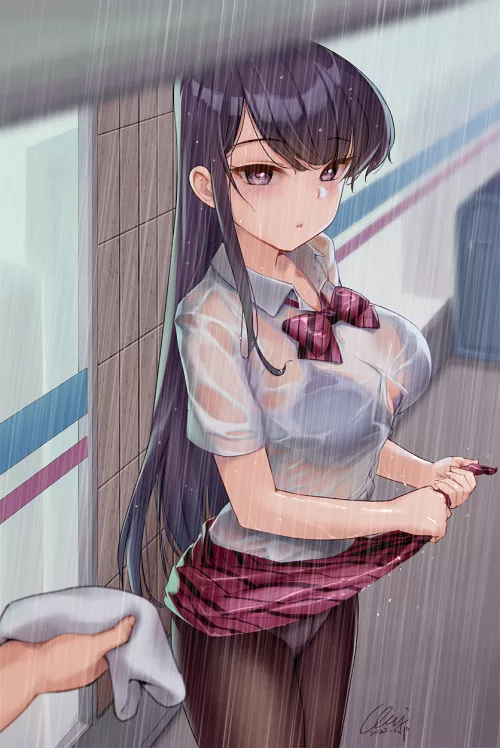 Unexpected Rainstorm (Komi Can't Communicate)