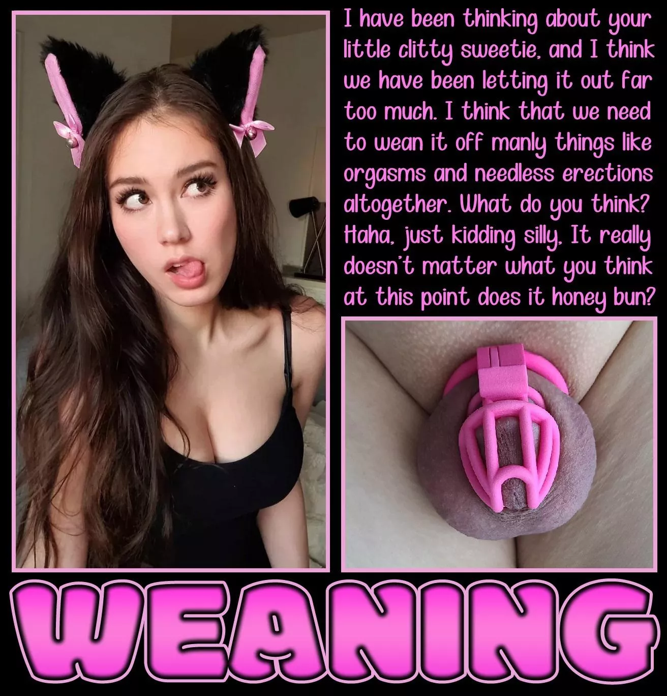WEANING [chastity] [femdom] [denial]