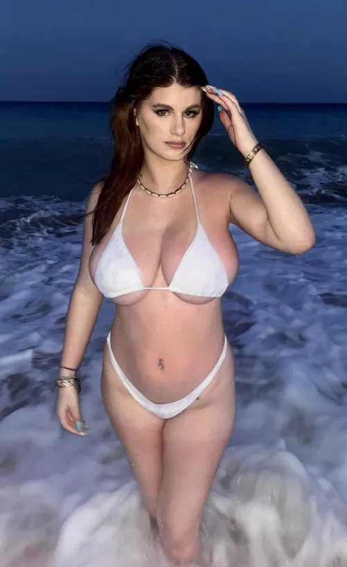 White bikini
