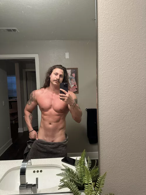 You prefer taking a shower with me or by yourself?