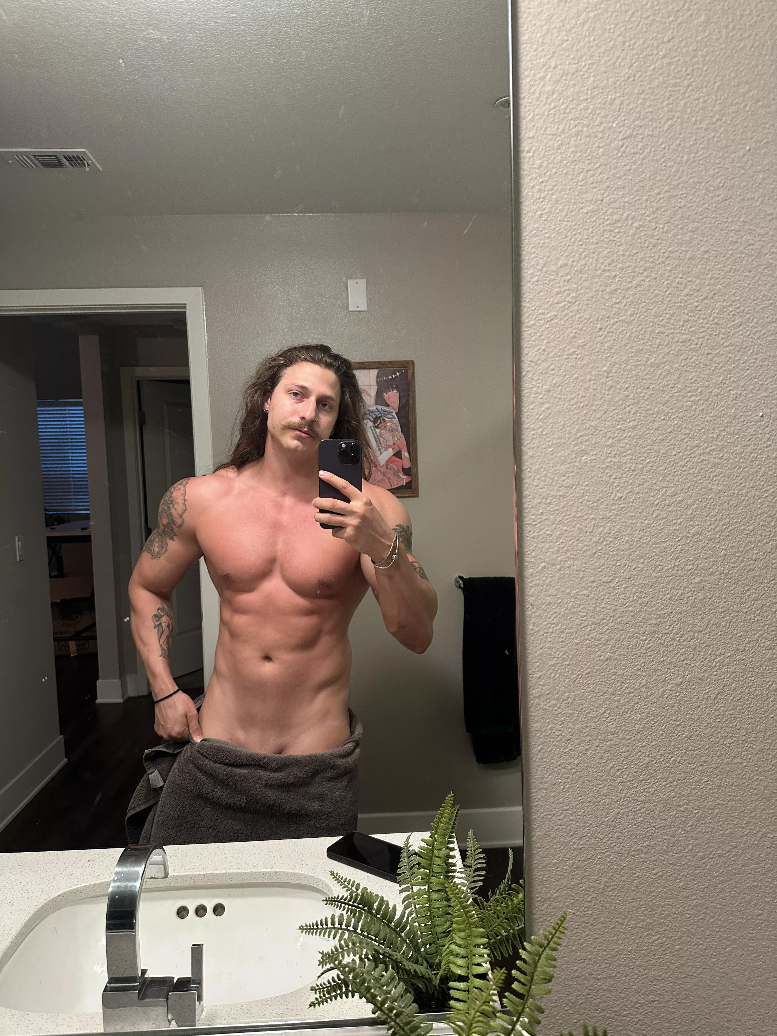 You prefer taking a shower with me or by yourself?