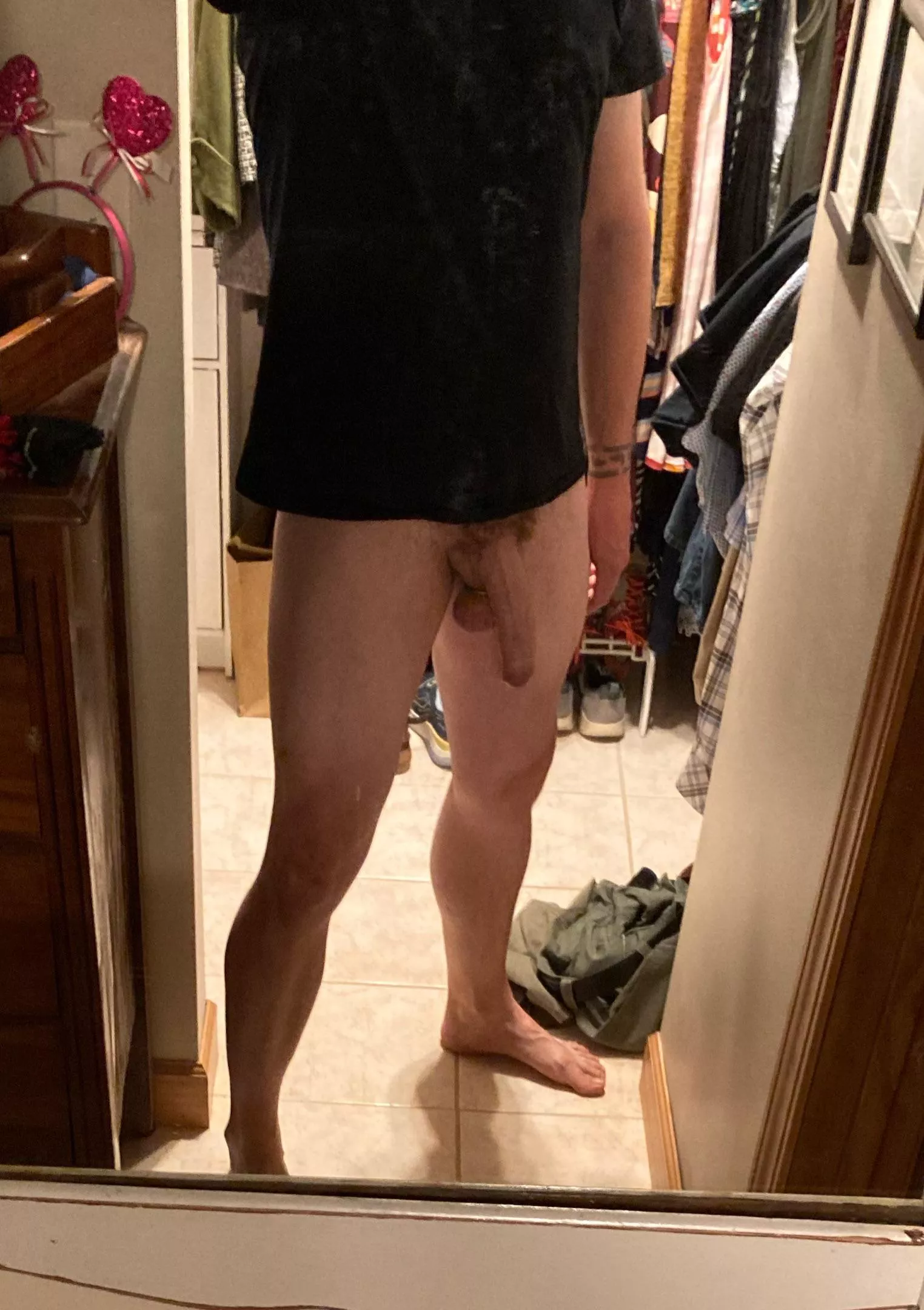 [43] Daddy just had a birthday and spent all day watching cuties walk by. Would you come up and flirt with daddy?