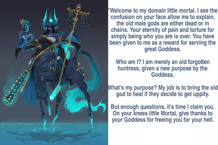 Changing of the guard (centuar) (horse cock)