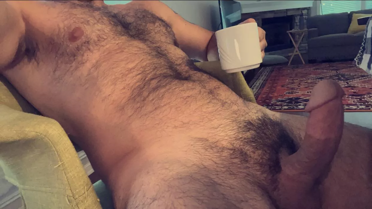 Coffee time is horny time for this dad [44]