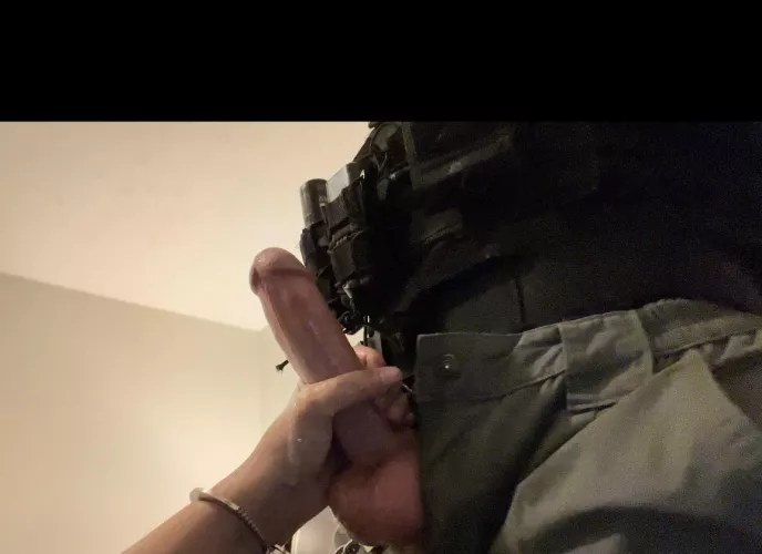 Cuffed someone to the other end finally