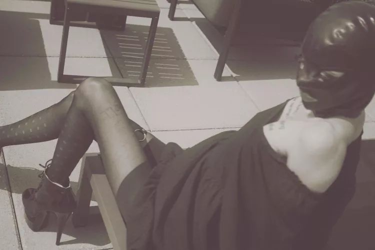 Got to try latex hoods today!