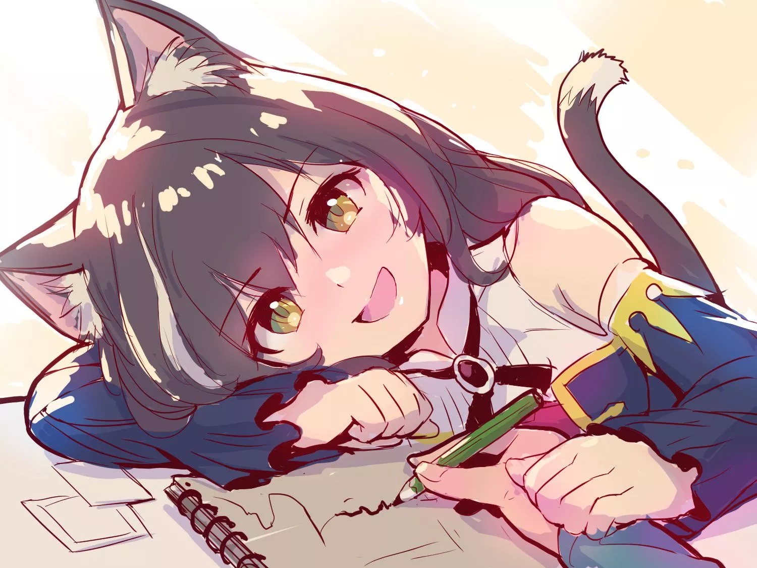 Homework help (yako noir (kei-ne)) [Princess Connect!]