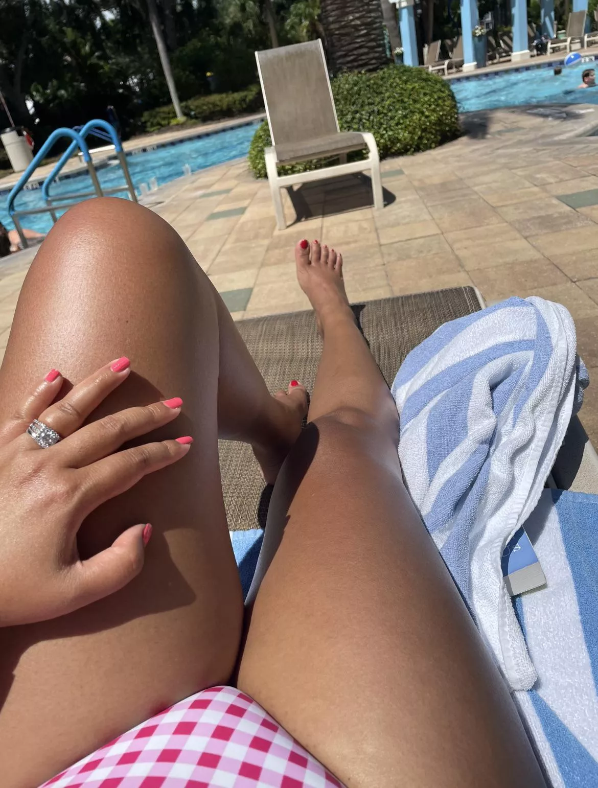 I was told I have a nice rock. I thought they meant “rack”.