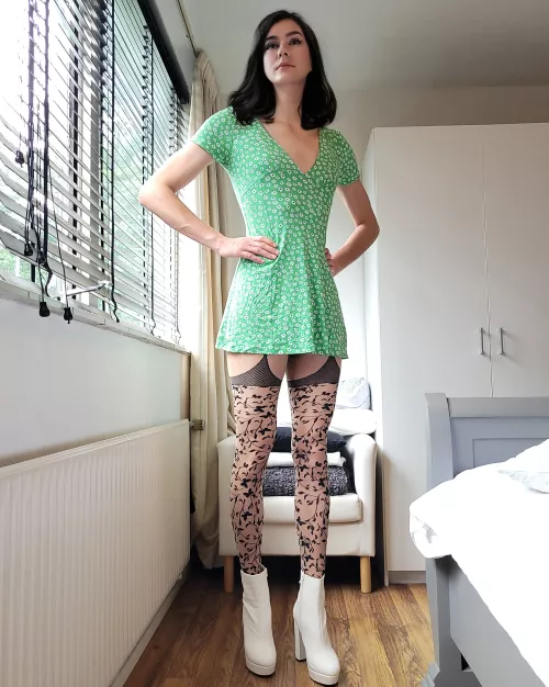 I've had this dress for a while, but never worn it before😅