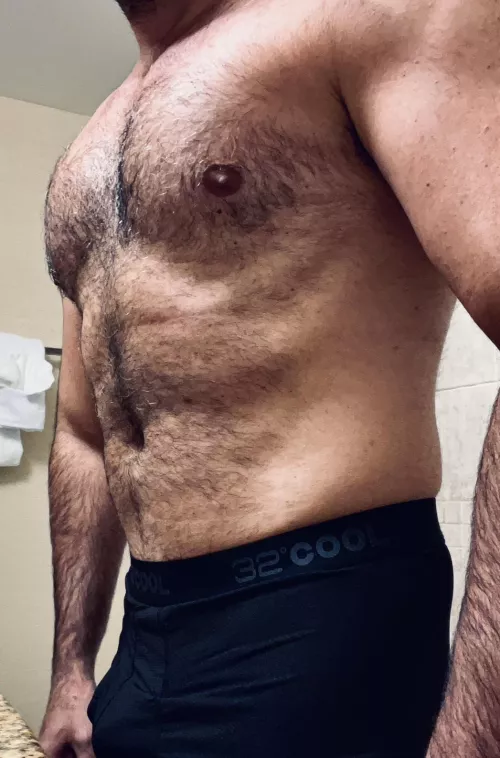 Just an innocent dad chest