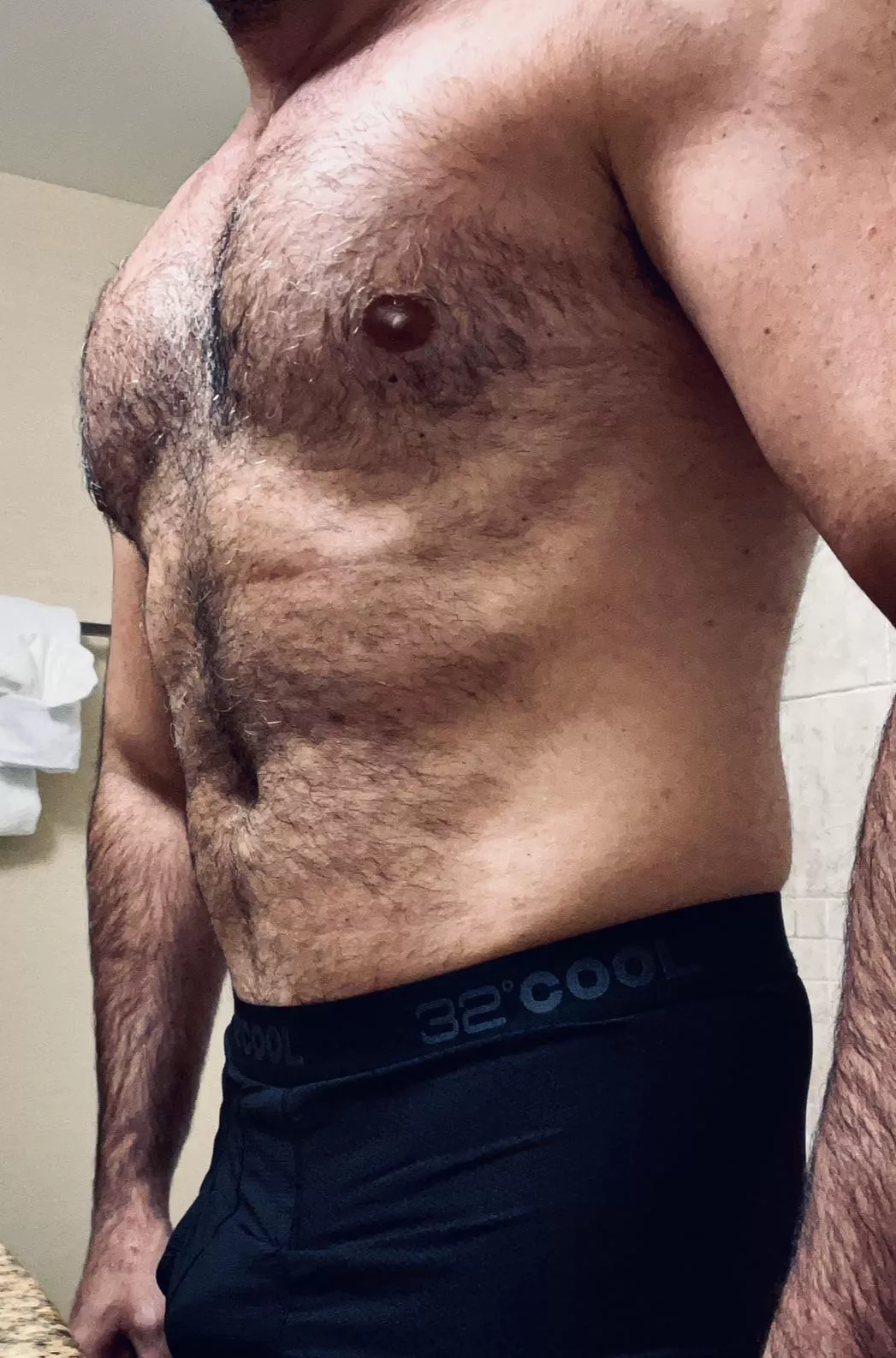 Just an innocent dad chest