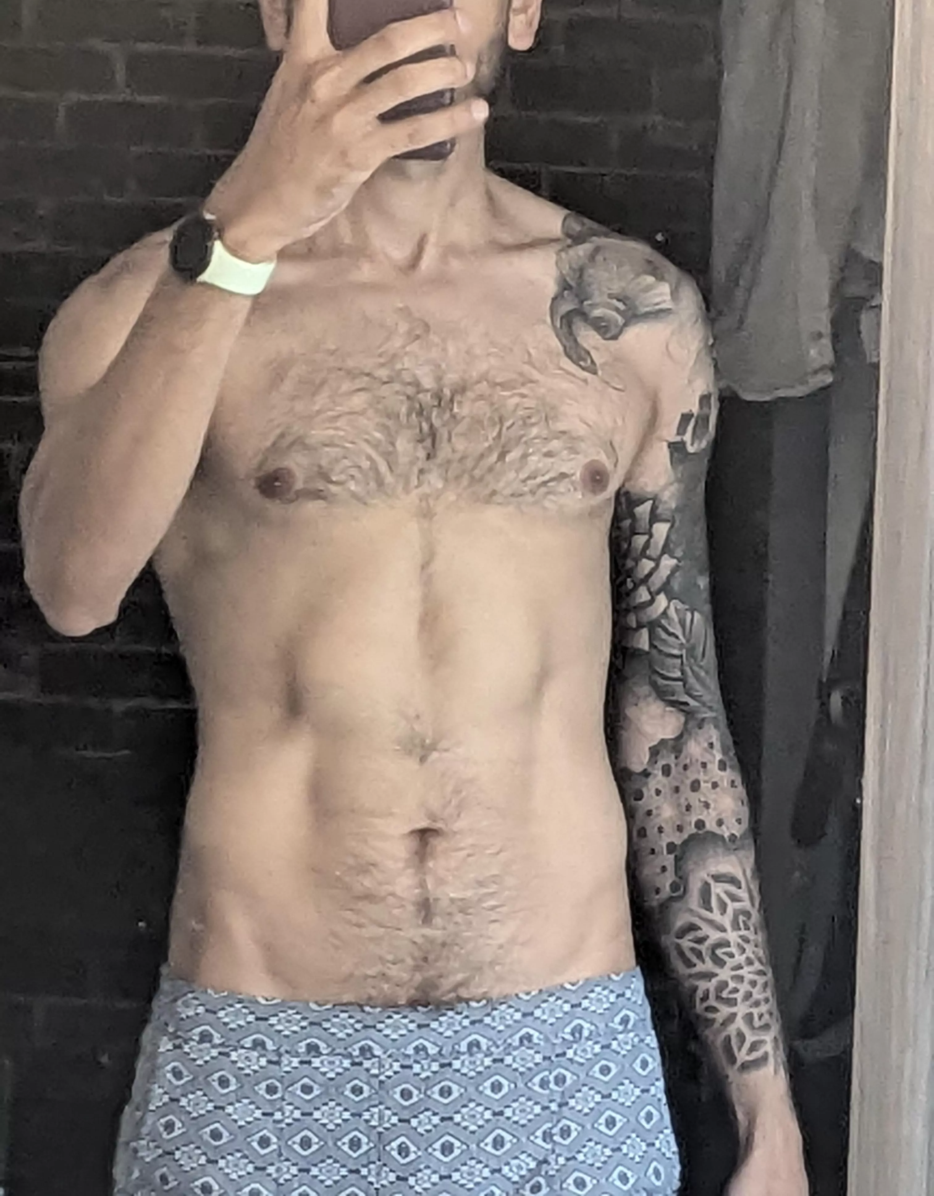 Just showing off my chest hair