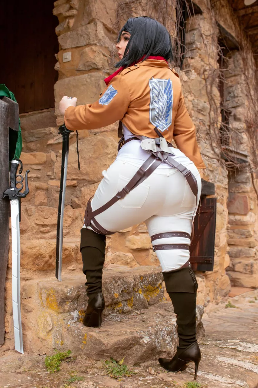 Mikasa Ackerman from Attack on Titan by Bunnie_wifey