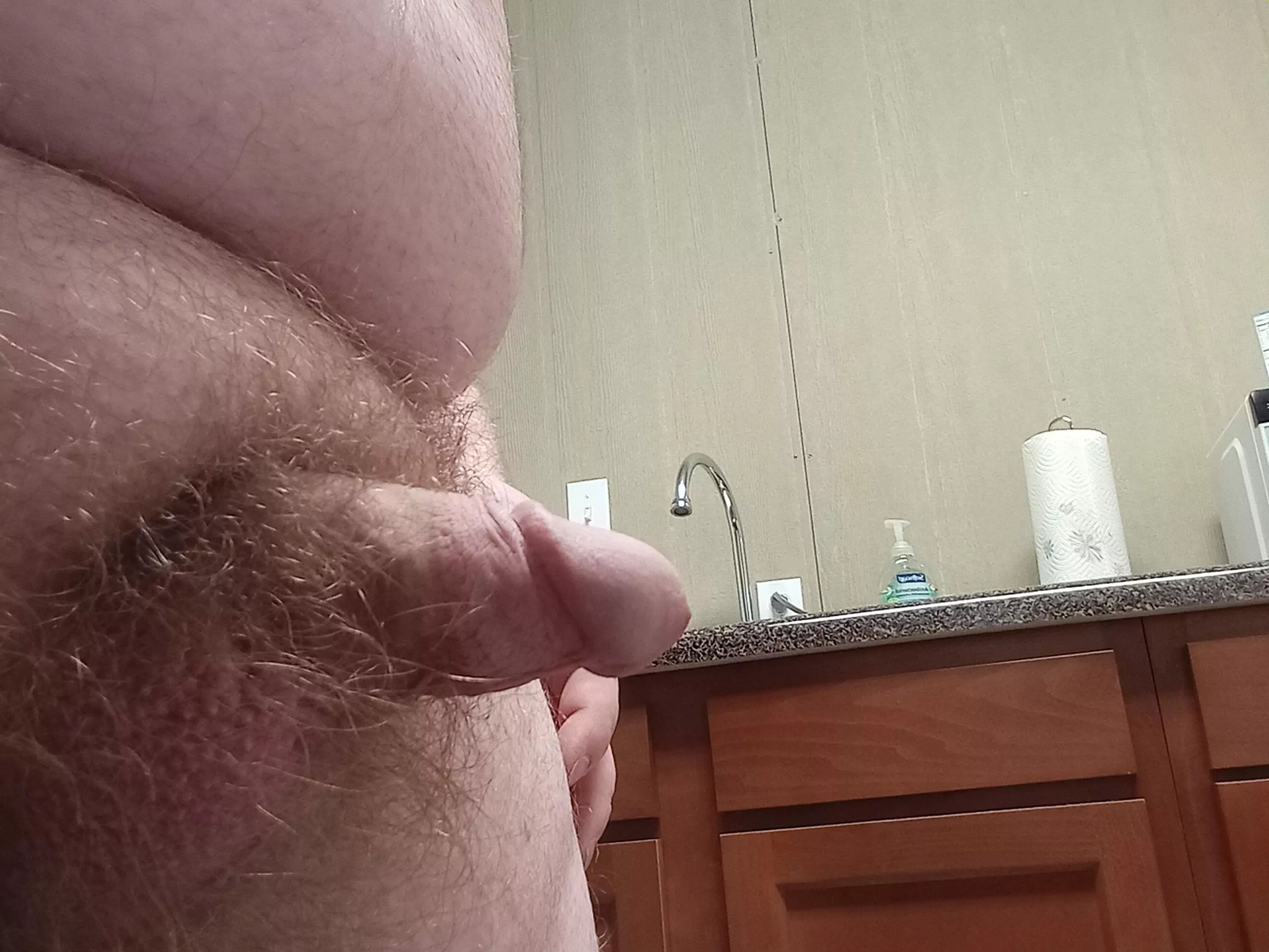 My little guy out at work