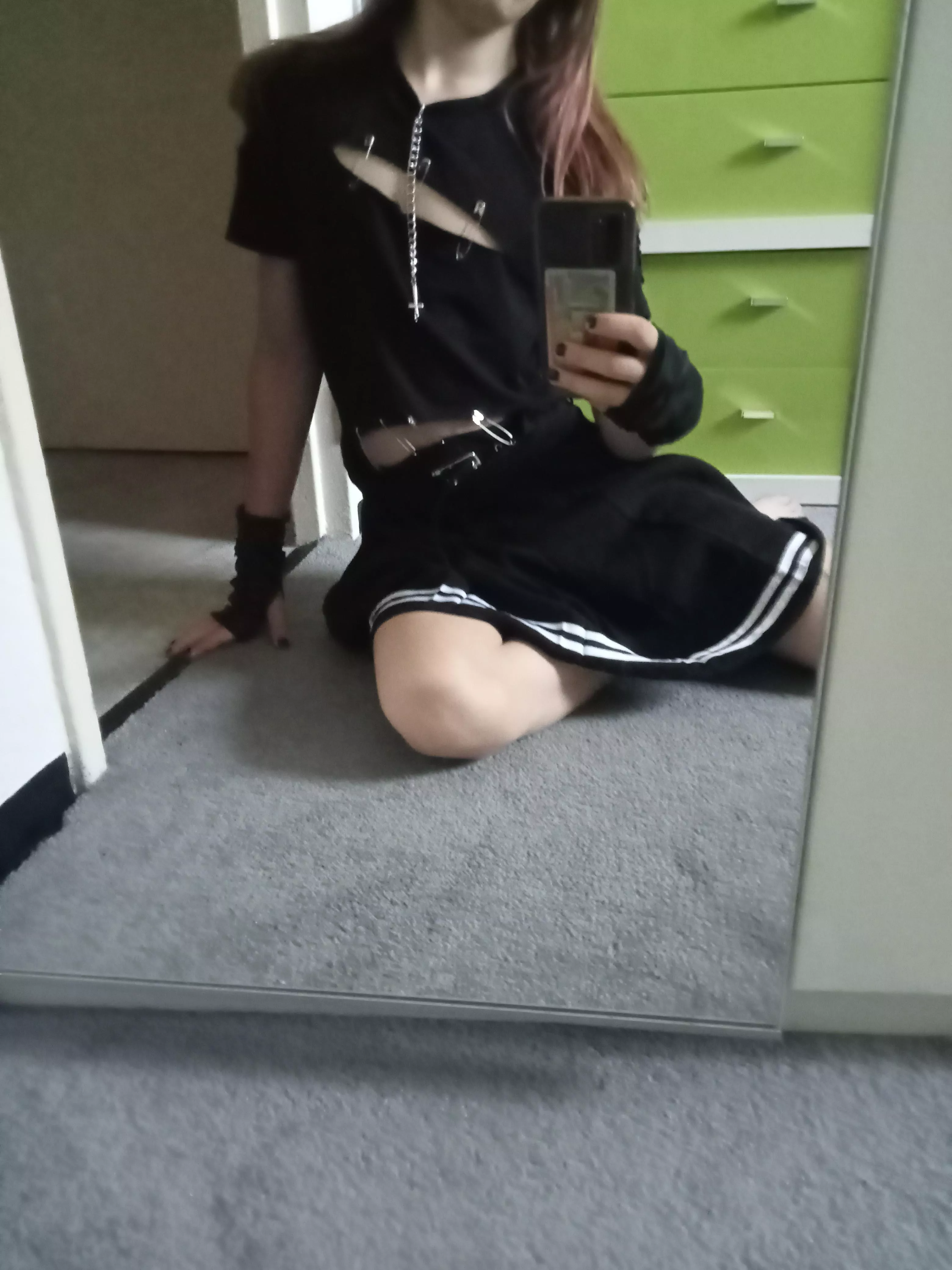 No thigh highs or choker 🙁