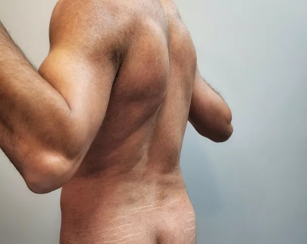 Post workout shower time