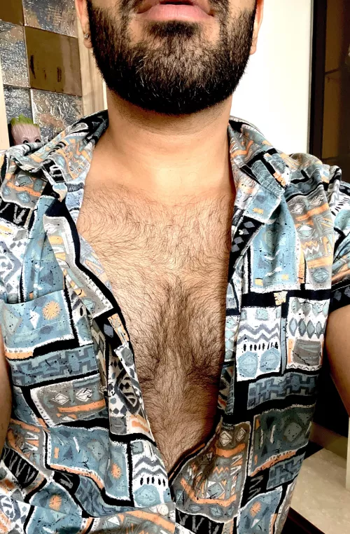 Run hands through it