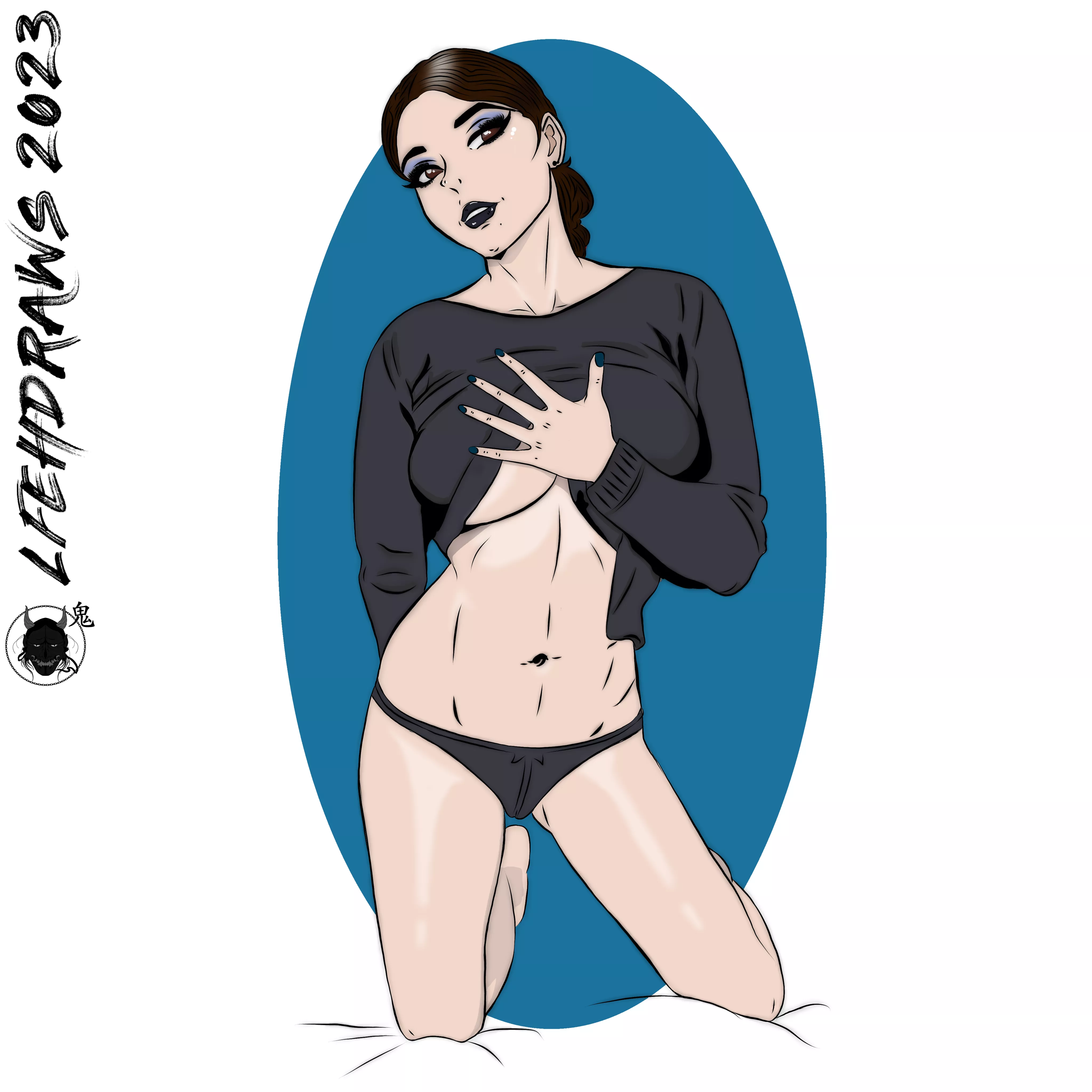 Tai Tai poses for me (IG: LFEHDRAWS2) OC