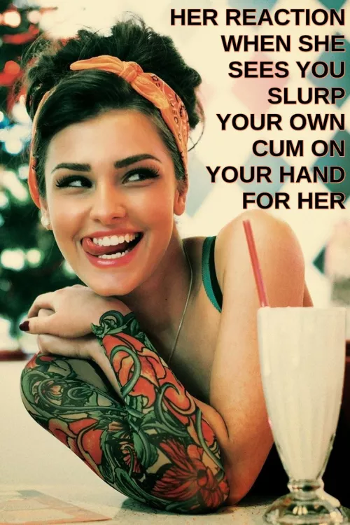 There are more and more sexy girls who love to see you eat cum