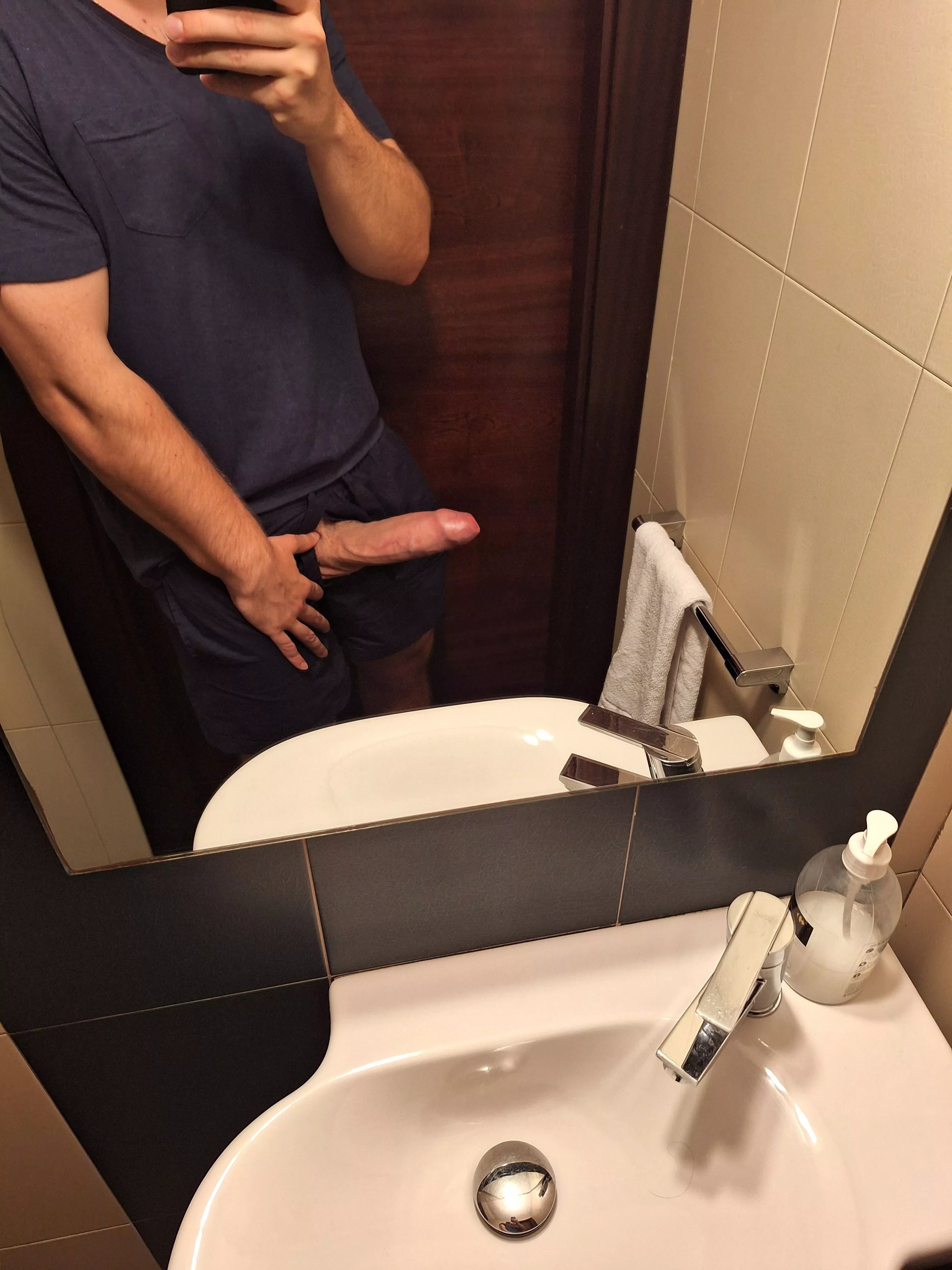 Thick nerd dick in pj's