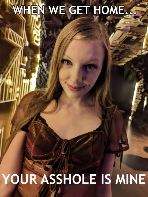 wear your plug all day so its easier for you later <3