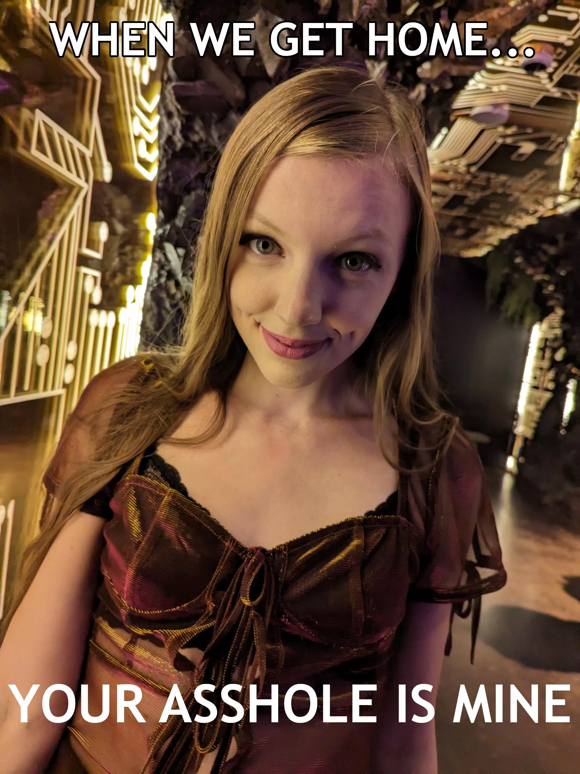 wear your plug all day so its easier for you later <3