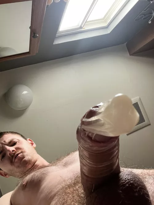 What would you do with a full condom?