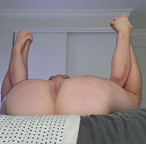 Ass up ready and waiting...