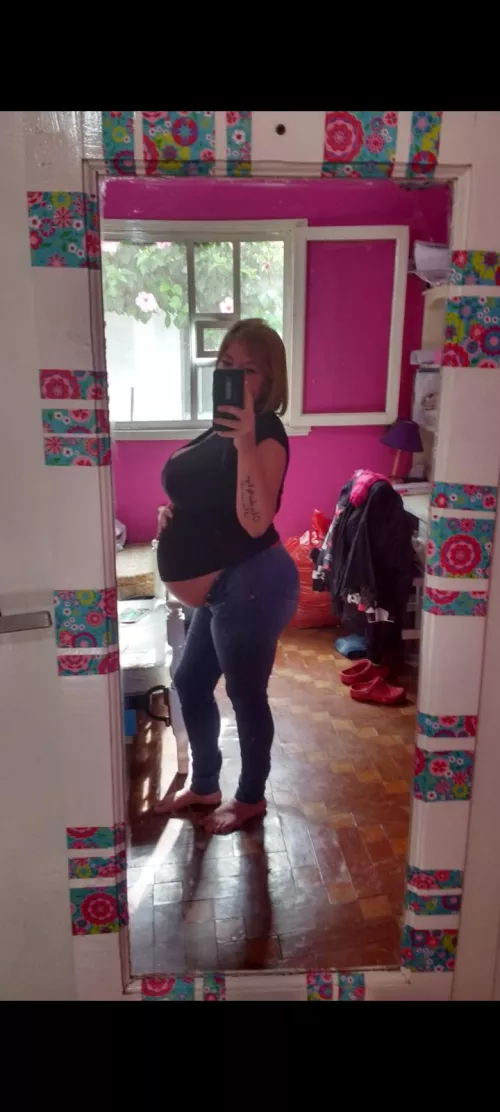 Do you like my pregnant belly?