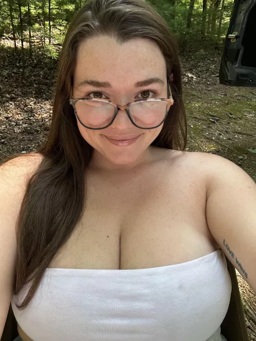 Having too much fun at the campsite