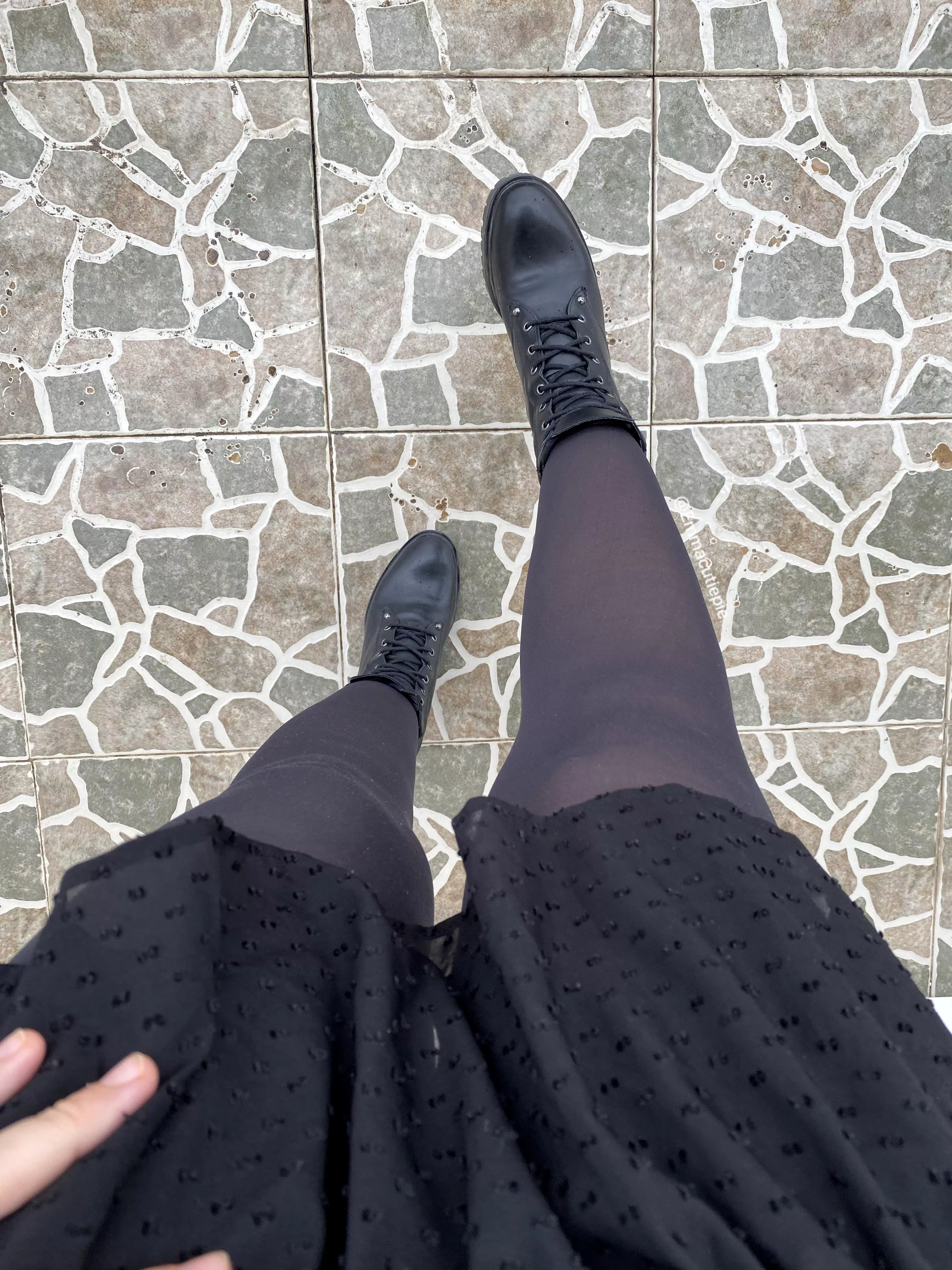 I always wear pantyhose on a date