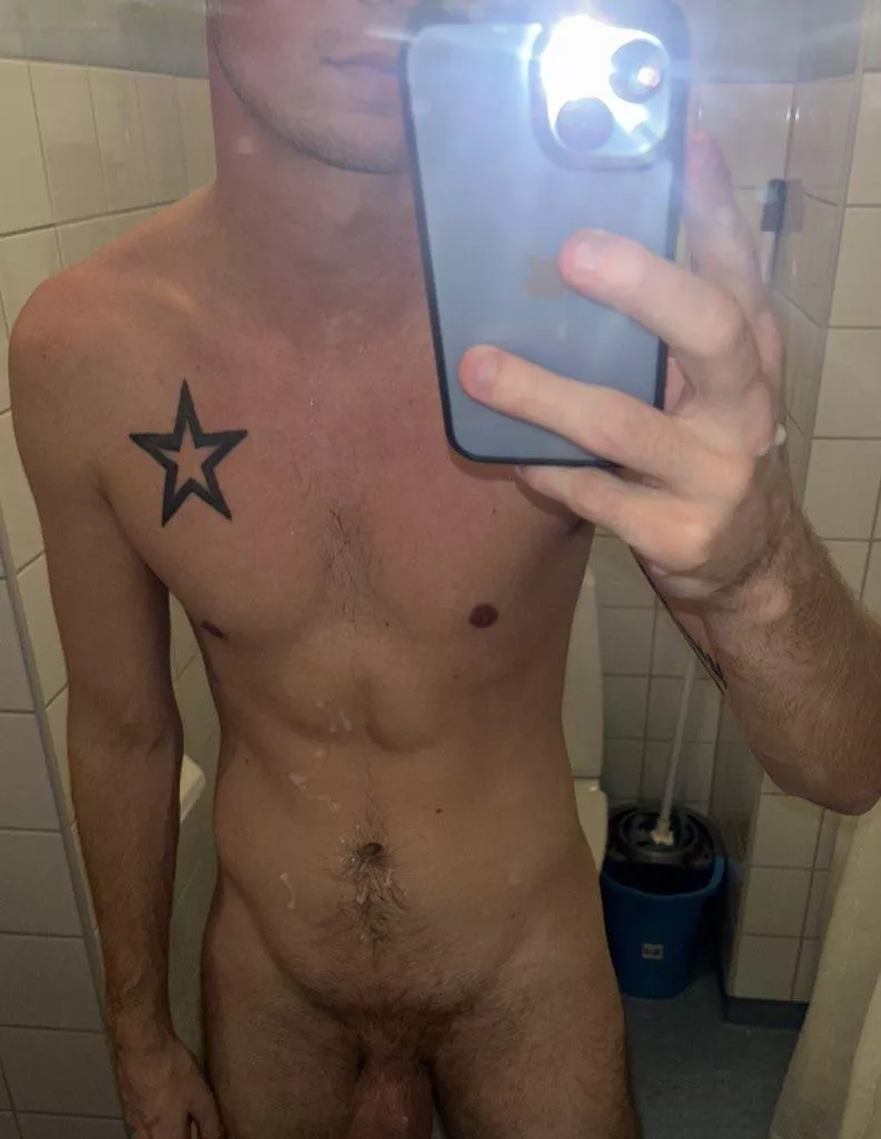 I can lick it myself or...