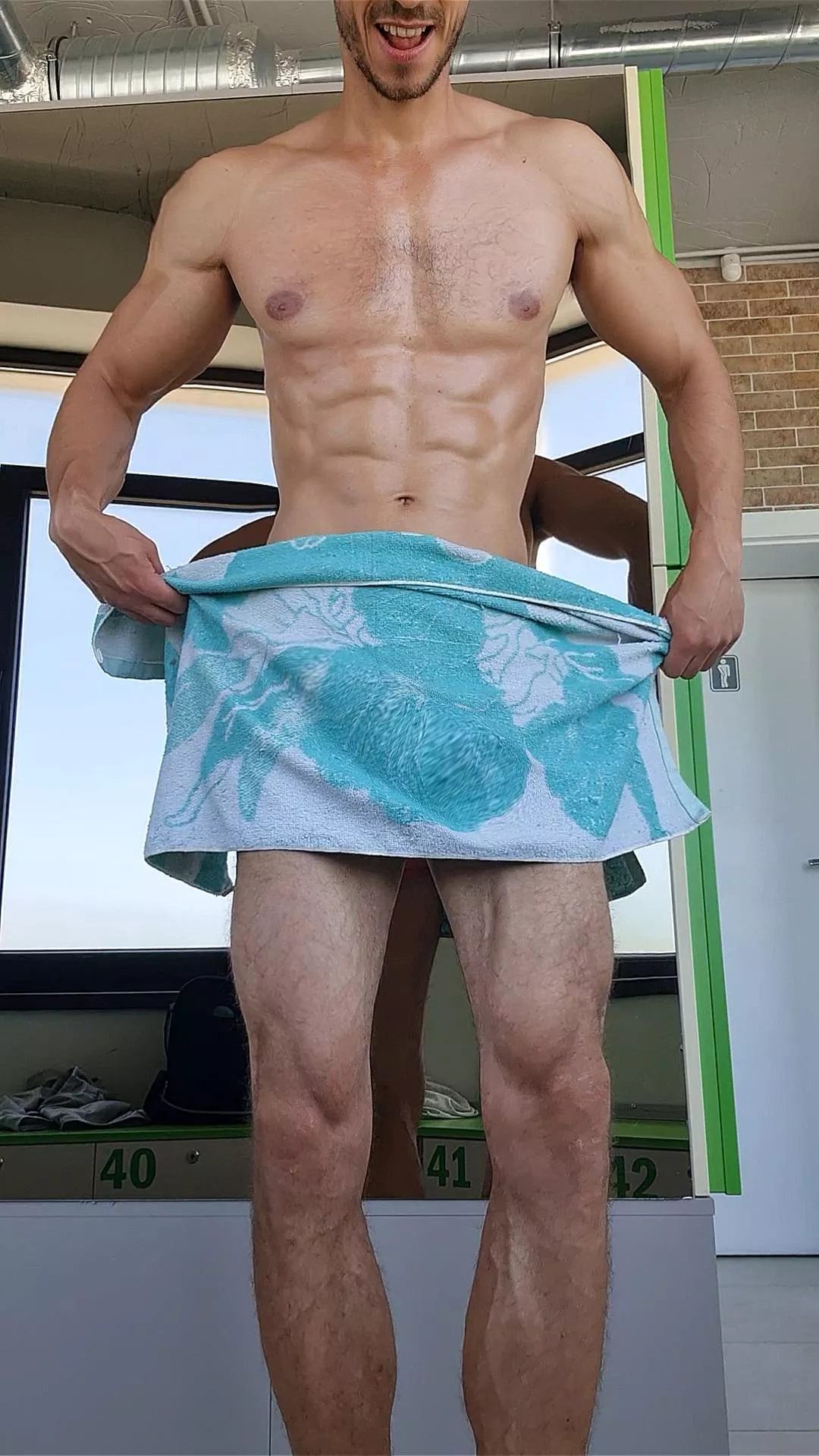 I'm Nude in the Locker Room