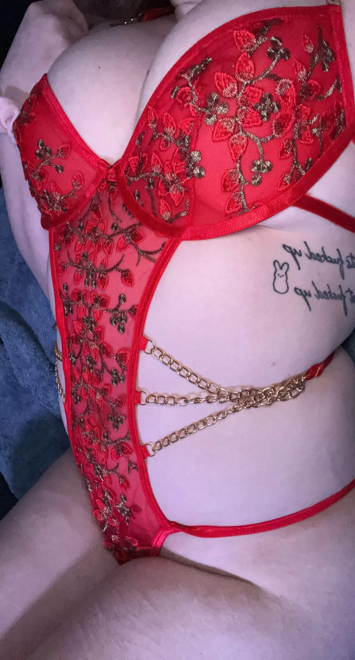 Red looks good on me