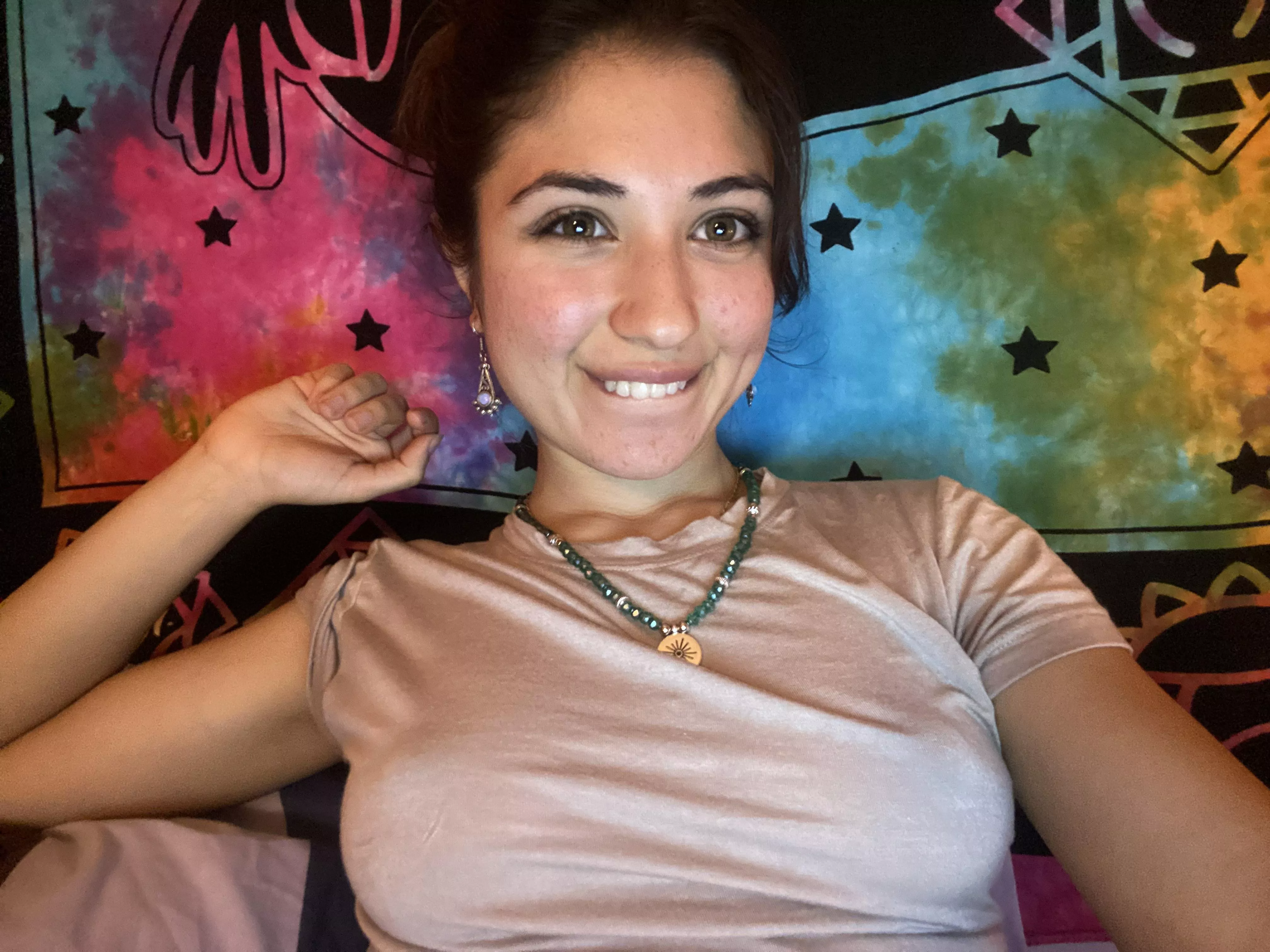 So happy about my new necklace that I was saving for😋