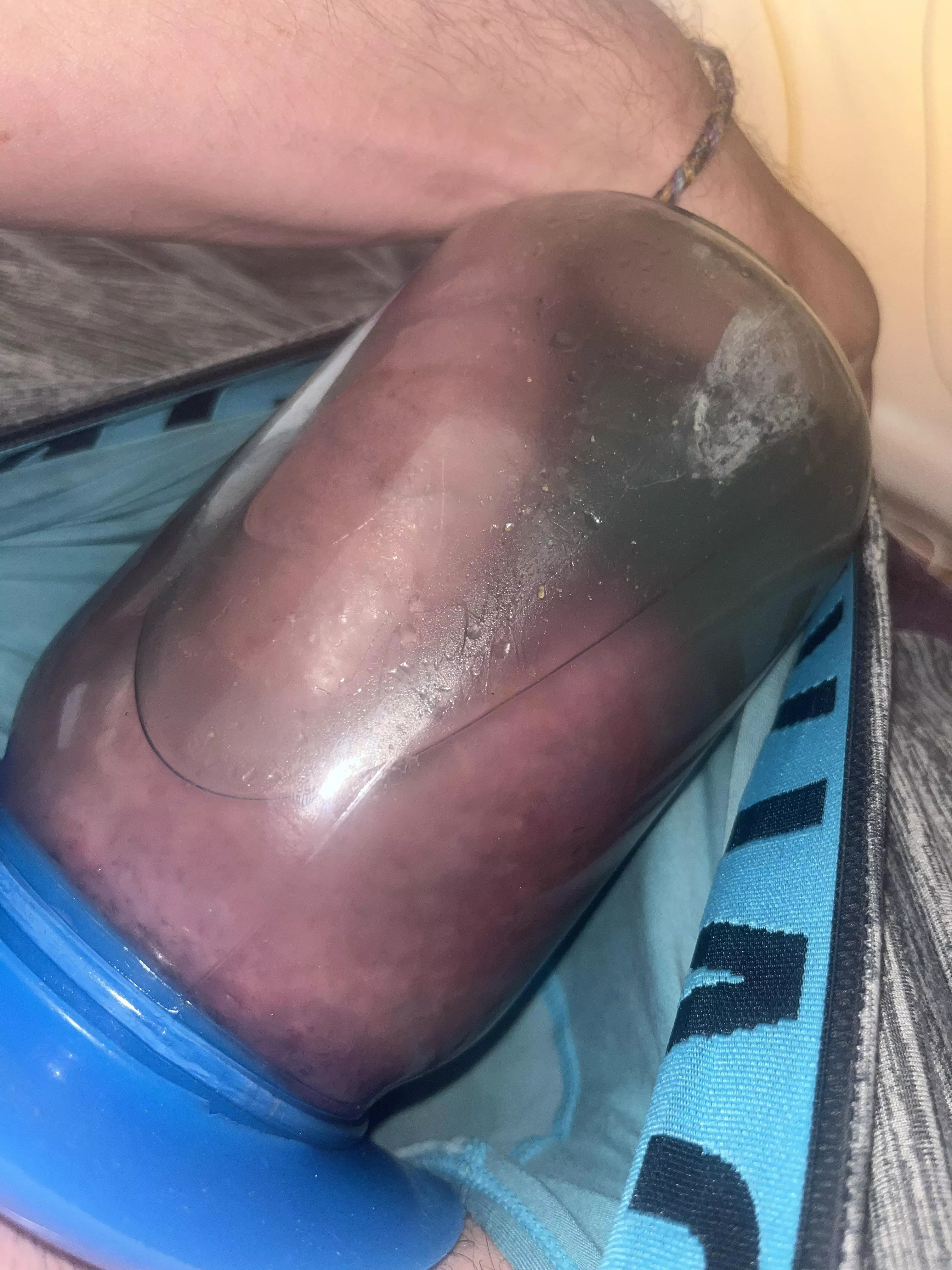 Soaking in my mason jar while I work