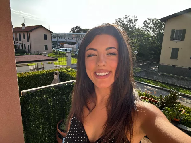 The sun warms my heart, and I hope my smile does the same for you