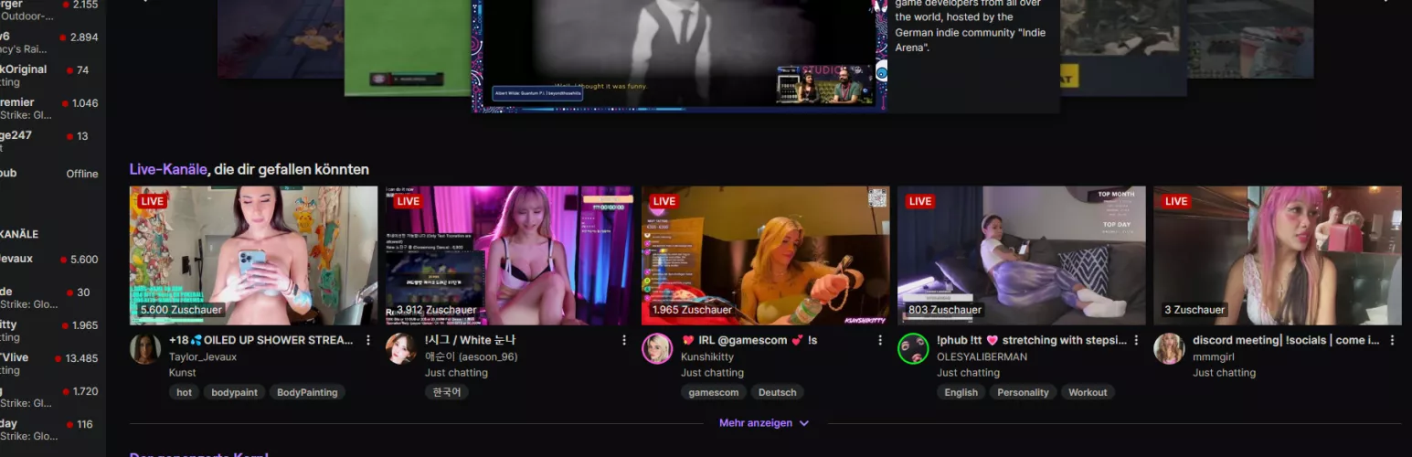 Twitch?? 😂😂 Family friendly? 