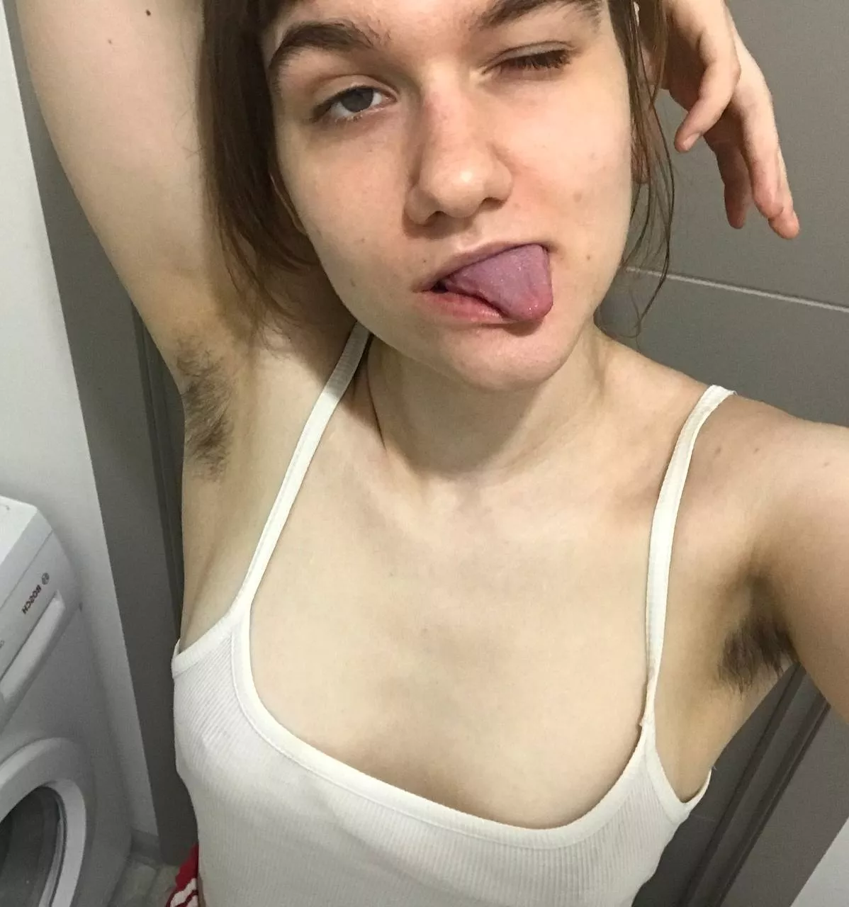 washed and combed my hair