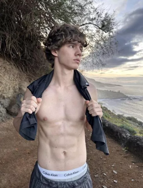 Went on a early morning walk that turned into skinny dipping in the ocean