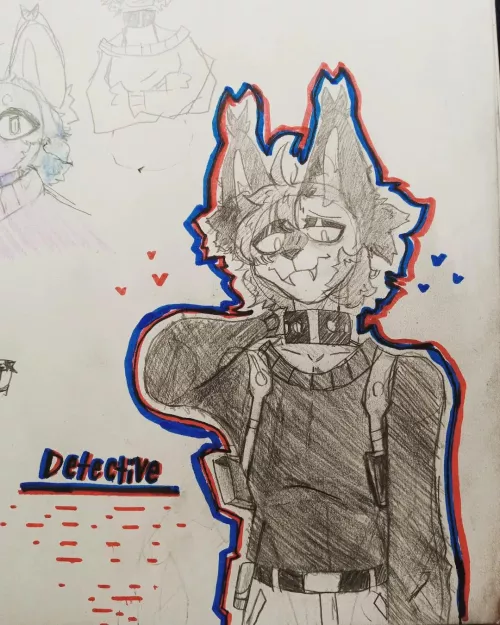 Drew this when I had a burst of inspiration while listening to music in the middle of the night.