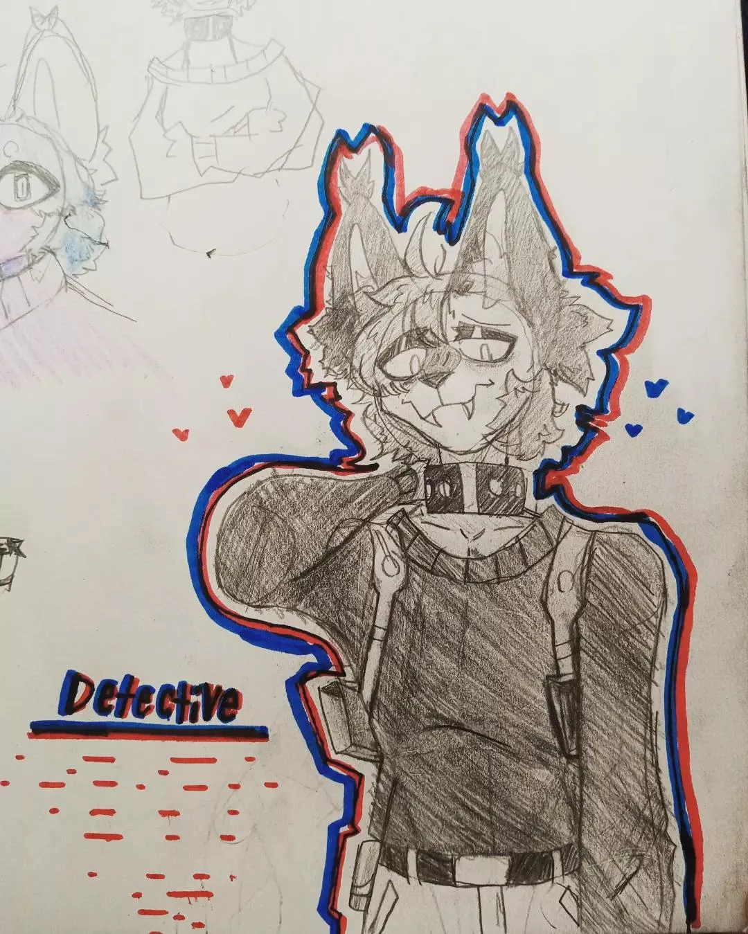 Drew this when I had a burst of inspiration while listening to music in the middle of the night.