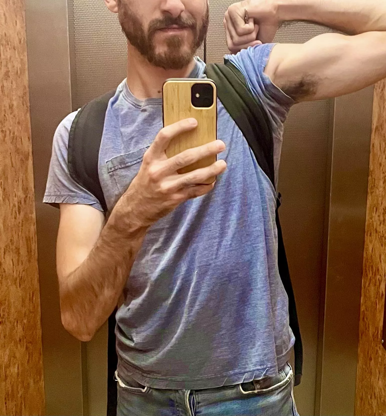 Even fully dressed I can't help showing them off